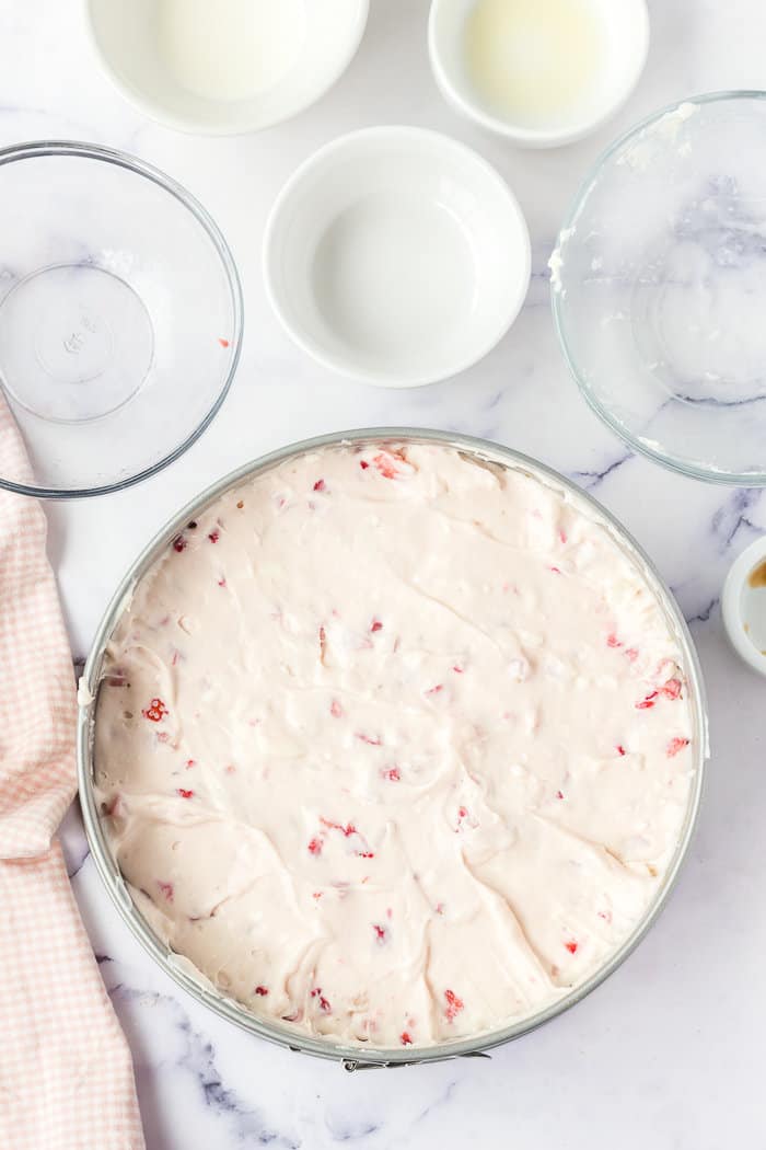 No bake strawberry cheesecake ingredients.